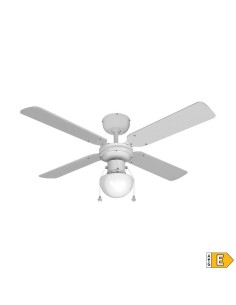 Ventilateur de Plafond avec Lumière EDM 33800 Caribe Blanc 50 W 2