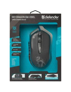 Souris Gaming Defender GM-090L Noir 3200 DPI 2