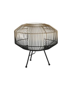 Lampe de bureau DKD Home Decor Noir Doré Fer 50 W 220 V 39 x 39 x 38 cm