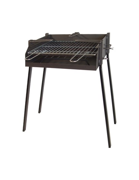 Barbecue à Charbon sur Pied Imex el Zorro Noir Métal 50 x 40 x 75 cm