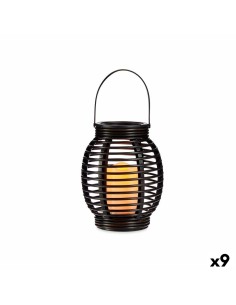 Lanterne à LED Ibergarden B1161 Gris foncé Plastique 16 x 20 x 16 cm (9 Unités)