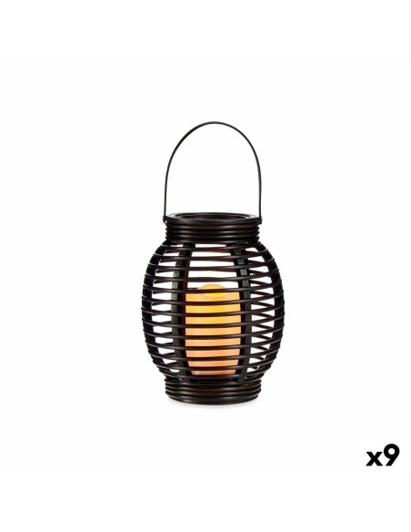 Lanterne à LED Ibergarden B1161 Gris foncé Plastique 16 x 20 x 16 cm (9 Unités)
