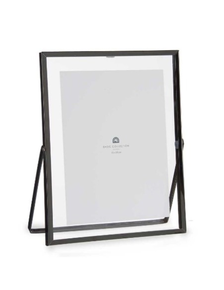 Cadre photo Noir Métal verre Plastique 20,5 x 1 x 25,2 cm (12 Unités)