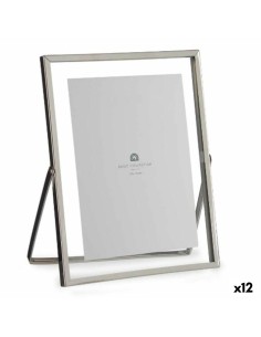 Cadre photo Argenté Métal verre Plastique 18,5 x 1 x 23 cm (12 Unités)
