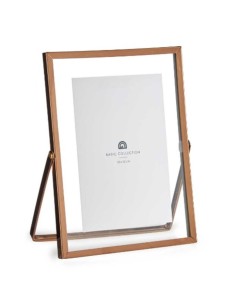 Cadre photo Cuivre Métal verre Plastique 15,5 x 1 x 20,7 cm (12 Unités) 2