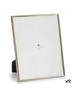 Cadre photo Argenté Verre Acier 23 x 28 x 15 cm (12 Unités)