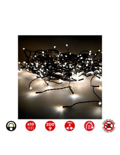 Barrière lumineuse LED EDM 71263 Easy-Connect 3,2 W Lumière chaude Vert tendre 2 x 2 m 2