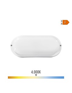 Applique LED EDM 32404 Blanc Aluminium Plastique F 18 W 120 W 1820 Lm E27 Ovale (4000 K) 2
