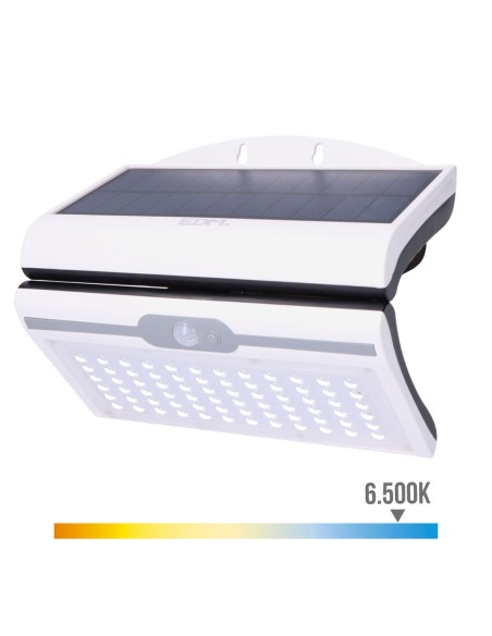 Applique LED EDM 31848 Blanc 6 W 430 Lm 6500 lm Solaire Capteur de Mouvement 6500 K