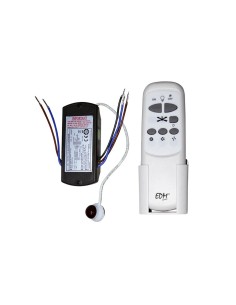 Télécommande Universelle EDM 33997 Blanc Ventilateur de Plafond