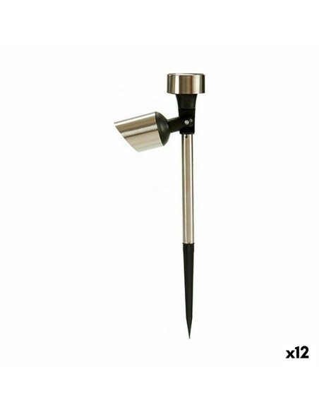 Balise Ibergarden BH18058 Argenté Acier 15 x 10 x 28 cm Articulé Charge solaire (12 Unités)