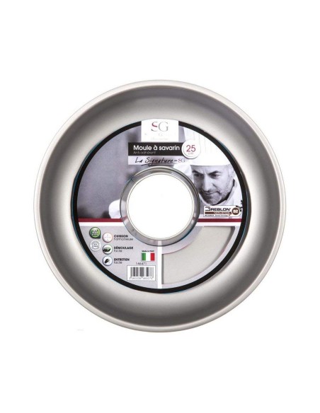 Moule à pâtisserie Secret de Gourmet Aluminium Ø 25 cm Noir