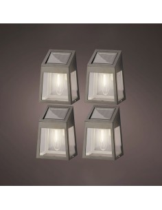 Applique Murale Lumineo 898174 5 Lm Solaire Lumière LED (4 Unités) 2