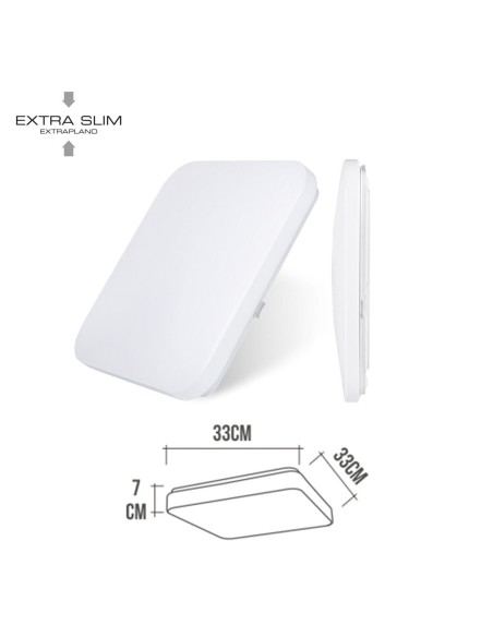 Applique plafond LED EDM 32524 F 18 W 82 W 1260 Lm 1820 Lm (6500 K)
