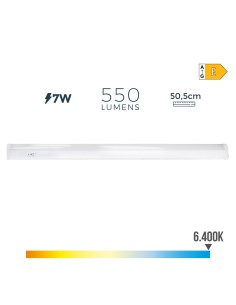 Tube LED EDM 31685 Blanc A E 7 W 600 lm 3,6 x 50,5 x 3 cm 50,5 x 2,2 x 3,5 cm (6500 K) (6400 K) 2