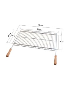 Grill Sauvic Acier zingué 60 x 40 cm