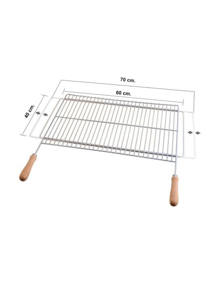 Grill Sauvic Acier zingué 60 x 40 cm