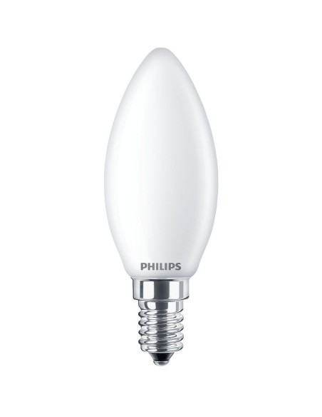 Lampe LED Philips Bougie E 6,5 W 60 W E14 806 lm 3,5 x 9,7 cm (4000 K)