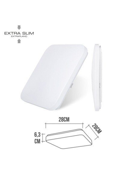 Applique plafond LED EDM 32521 F 12 W 60 W 840 lm (4000 K)