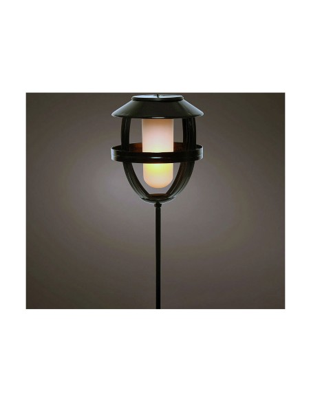 Lumière solaire Lumineo 898216 Noir Fer 63 cm Effet flamme Torche