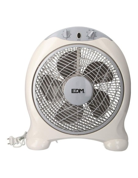Ventilateur de Bureau EDM 33951 Blanc Gris 45 W 38,5 x 13 x 46 cm