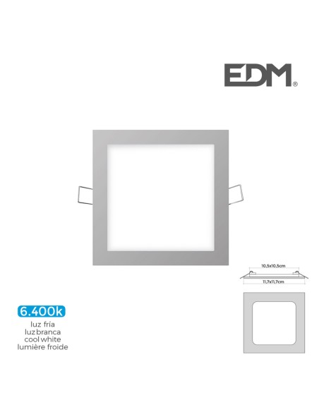 Spot encastré EDM 31607 Downlight A G 6 W 320 Lm (6400 K)