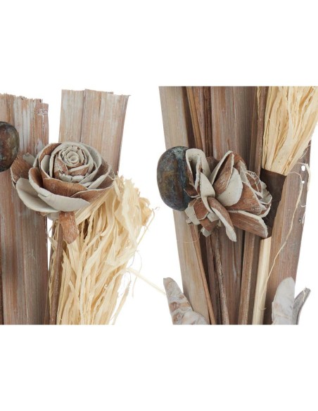 Bouquets Gris Orange Rose Naturel 15 x 35 x 5 cm (48 Unités)