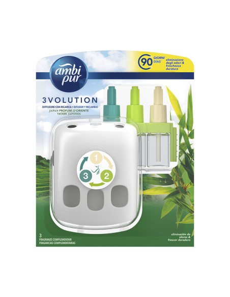 Diffuseur Électrique et Recharge 3Volution Ambi Pur Tatami Japones Evolution (21 ml)