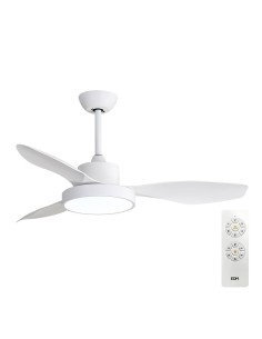 Ventilateur de Plafond avec Lumière EDM 33817 Arctic Blanc 24 W 38 W 2160 Lm