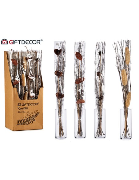Bouquets 100 cm Gris Naturel (24 Unités)