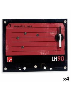 Tableau Magnétique avec Marqueur 40 x 30 cm (4 Unités)