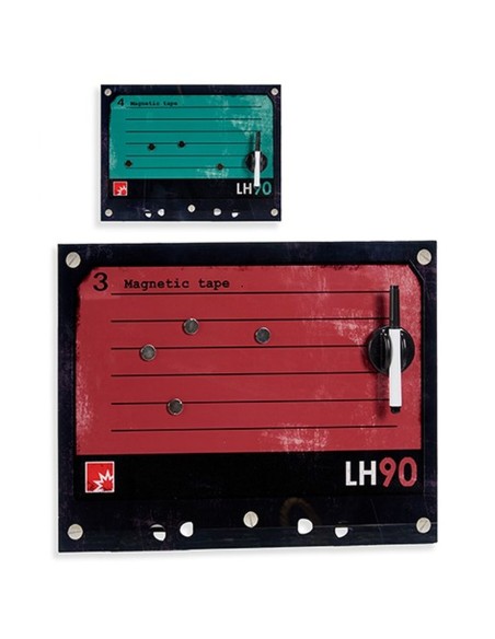Tableau Magnétique avec Marqueur 40 x 30 cm (4 Unités)