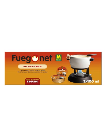Fluide allumage Massó 3 x 100 ml Gel Fondue