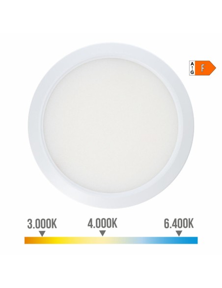 Downlight LED EDM 31509 F 20 W 2050 Lm Réglable (3200-6400 K)