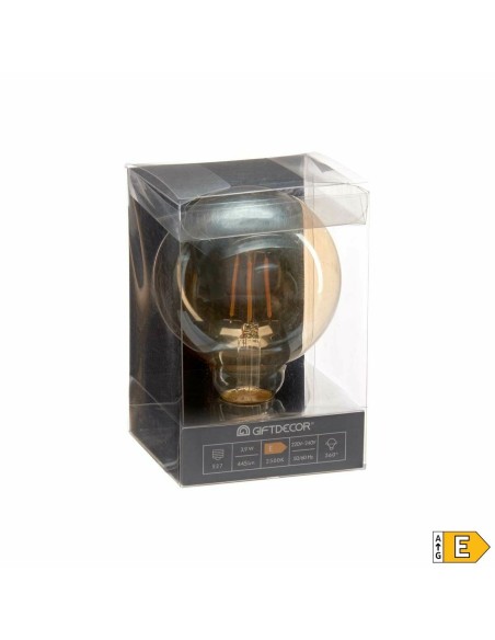 Lampe LED Vintage E27 Transparent 4 W 9,5 x 14 x 9,5 cm (12 Unités)