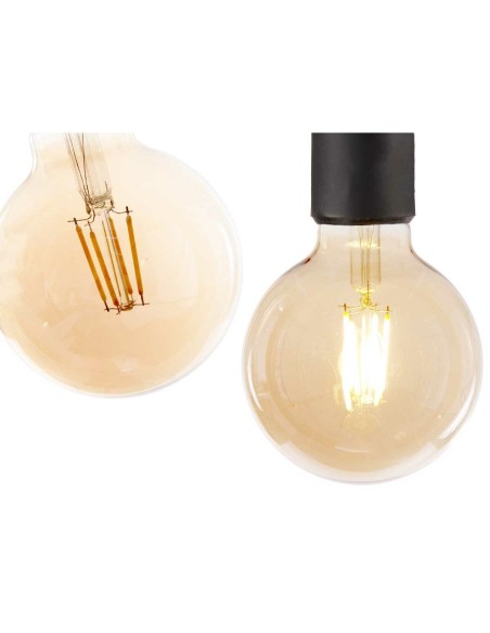 Lampe LED Vintage E27 Transparent 4 W 9,5 x 14 x 9,5 cm (12 Unités)