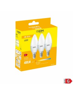 Pack de 3 ampoules LED EDM 98204 G 35 W 5 W 50 W E14 400 lm Ø 3,6 x 10 cm (3200 K) 2