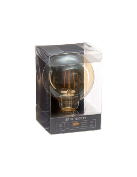 Lampe LED Vintage E27 Transparent 4 W 9,5 x 14 x 9,5 cm (12 Unités)