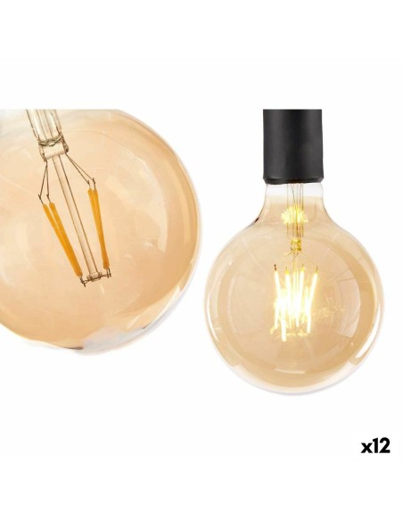 Lampe LED Vintage E27 Transparent 4 W 12,5 x 17,5 x 12,5 cm (12 Unités)