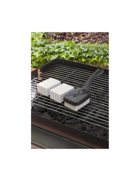 Brosse de Nettoyage pour Barbecue Cleaning Block Gris 27 cm
