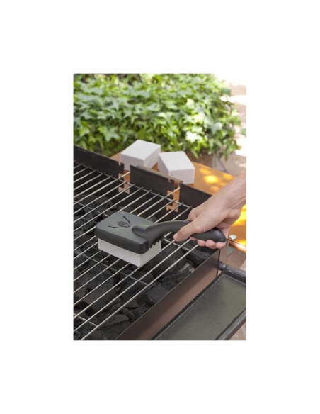 Brosse de Nettoyage pour Barbecue Cleaning Block Gris 27 cm