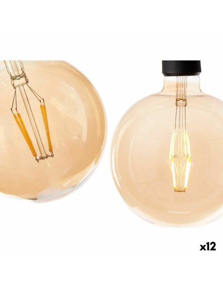 Lampe LED Vintage E27 Transparent 4 W 14 x 19 x 14 cm (12 Unités)