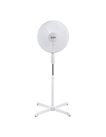 Ventilateur sur Pied EDM 33910 Blanc 45 W 50 W 55 W
