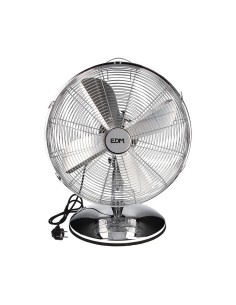 Ventilateur de Bureau EDM Argenté 60 W Ø 40 x 55 cm