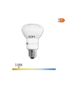 Lampe LED EDM 35477 F 7 W 48 W 37 W E27 600 lm 470 lm Ø 6,3 x 10 cm Réflecteur (3200 K)