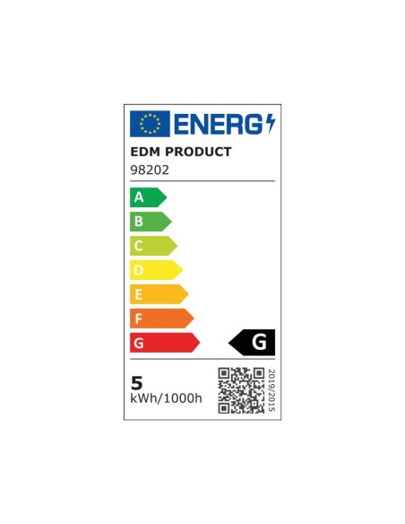 Pack de 3 ampoules LED EDM 98202 G 35 W 5 W 50 W E14 400 lm Ø 4,5 x 8 cm (6400 K)