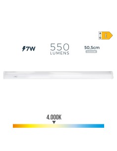 Tube LED EDM 31695 A E 7 W 600 lm (4000 K) 2