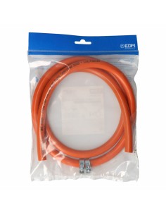 Tube de gaz butane EDM 74195 Butaflex 1,5 m 9 x 15 mm Double couche 2 pince 2