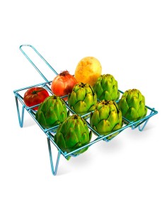 Grill pour légumes EDM 33,5 x 25 cm Métal Chrome 2