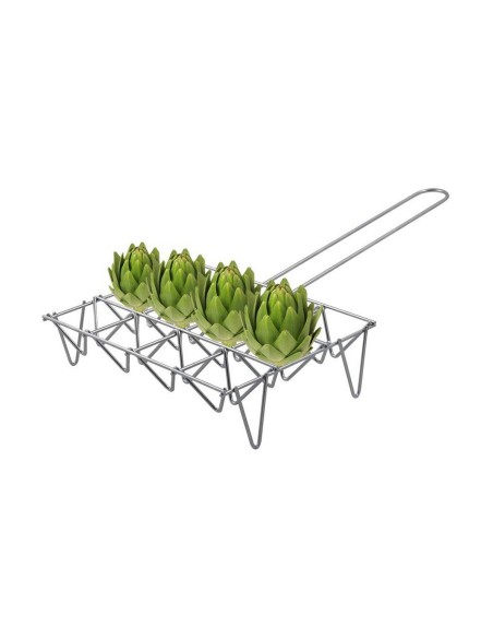 Grill pour légumes EDM 33,5 x 25 cm Métal Chrome